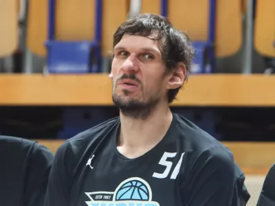 - Boban Marjanović,-13.12.2025. - Ko&scaron;arkarska tekma Ilirija - Budućnost v ligi ABA.//FOTO: Bojan Velikonja