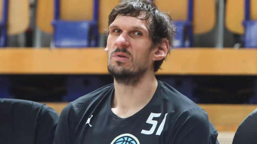 - Boban Marjanović,-13.12.2025. - Ko&scaron;arkarska tekma Ilirija - Budućnost v ligi ABA.//FOTO: Bojan Velikonja