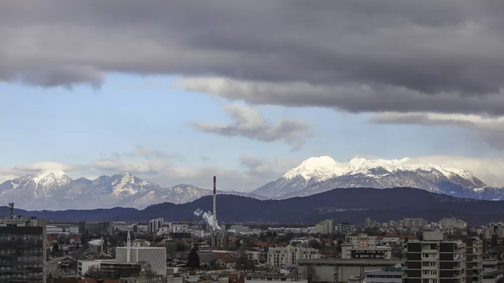 13.01.2025 - Ljubljana panorama - simbolična fotografijaFoto: Luka Cjuha