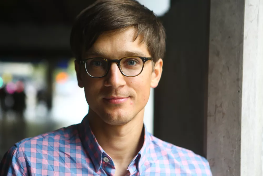 dr. Jure Leskovec, strokovnjak za proučevanje velikih socialnih in informacijskih omrežij - predavatelj računalni&scaron;tva na prestižni ameri&scaron;ki univerzi Stanford   //FOTO: Bojan Velikonja / Foto: Bojan Velikonja