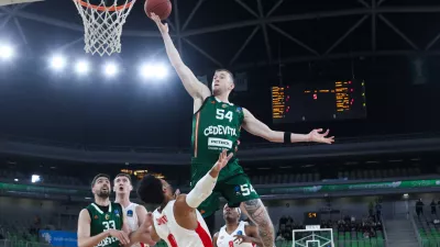 16.12.2025. Košarka Cedevita Olimpija Hapoel Jeruzalem. Foto: Bojan Velikonja