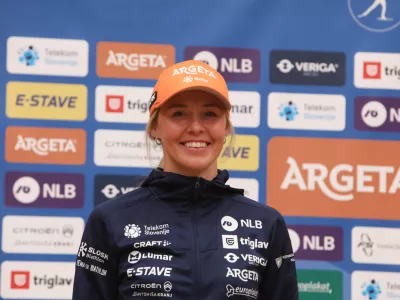 - Ana Marija Lampič,- 07.10.2025. Predstavitev reprezentanc Smučarske zveze Slovenije za novo tekmovalno sezono.//FOTO: Bojan Velikonja