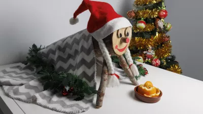 Ti&oacute; de Nadal. A hollow log with a barretina, called Ti&oacute;, is a Catalan Christmas tradition. The children feed him and on Christmas Day he shits them presents / Foto: Alejandro Terrer Tapia, Getty Images
