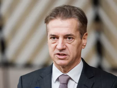 Belgija, Bruselj.Zasedanje Evropskega sveta.Prihod predsednika vlade Roberta Goloba.