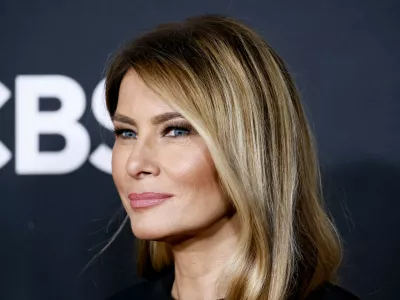  Melania Trump se je tokrat postavila v sredi&scaron;če žarometov. / Foto: Profimedia