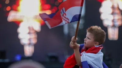 04.08.2025., Sinj - Veliki koncert Marka Perkovica Thompsona u Sinju. Photo: Matija Habljak/PIXSELL
