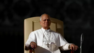Pope Leo XIV holds an audience for the Jubilee in Saint Peter's Square at the Vatican, December 20, 2025. REUTERS/Vincenzo Livieri