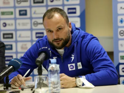 Uro&scaron; Zorman, novi selektor rokometne reprezentance - 03.03.2022 - Rokometna zveza Slovenije (RZS) - novinarska konferenca novega selektorja mo&scaron;ke reprezentance Uro&scaron;a Zormana - //FOTO: Tomaž Skale 