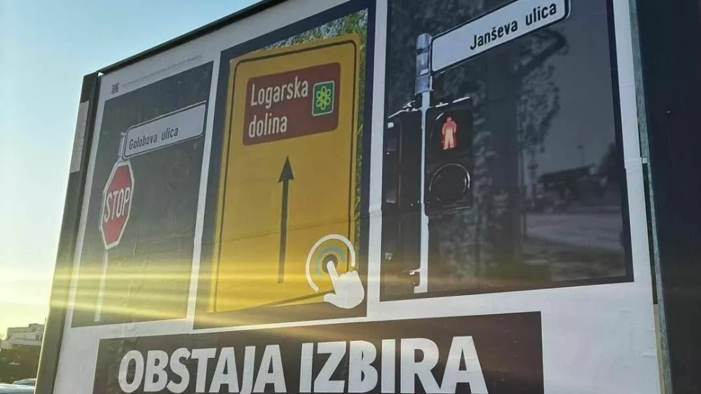 Anže Logar Demokrati volilni plakati