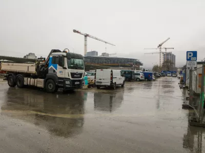 25.11.2025 - Lokacija nova avtobusna postaja Ljubljana,Vilharjeva cestaFoto: Luka Cjuha