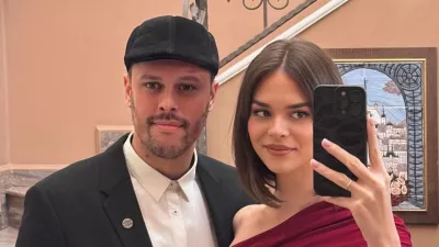 Igor Kojić z novo izbranko Sofijo Dacić. F instagram Igorja Kojića