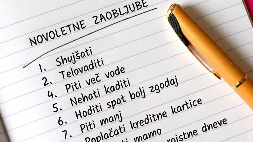 Seznam zaobljub vrzite kar v smeti &hellip; / Foto: Istock/gg