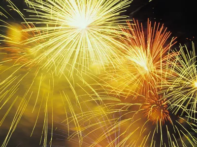 Exploding fireworks, ognjemet