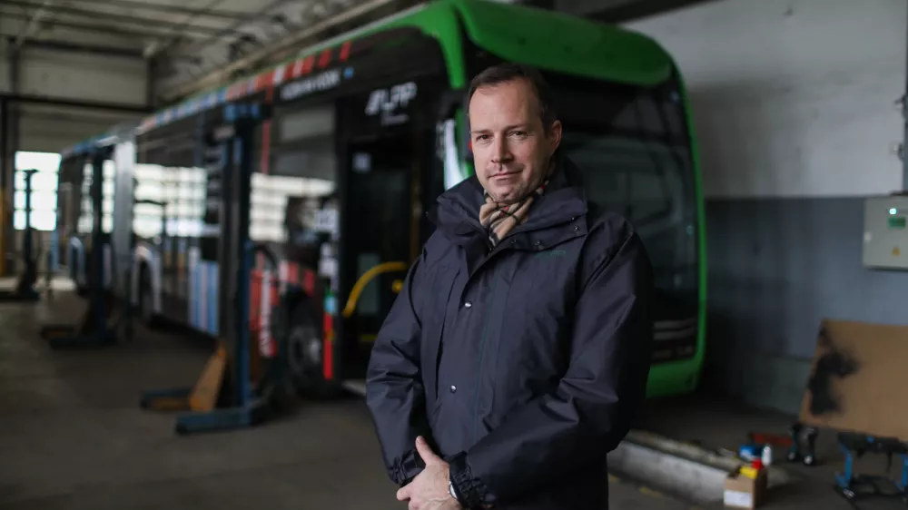 -29.12.2025. - Rok Vihar, novi direktor LPP, Ljubljanskega potni&scaron;kega prometa.//FOTO: Bojan Velikonja