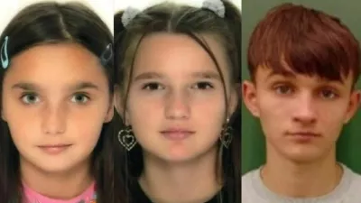 15 letna Renata (na sredini) in 15-letni Antonio (desno) naj bi bila par. Iz ustanove pa je pobegnila tudi Renatina mlajša sestra Lara. 