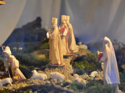 Božična vas banovci, jaslice