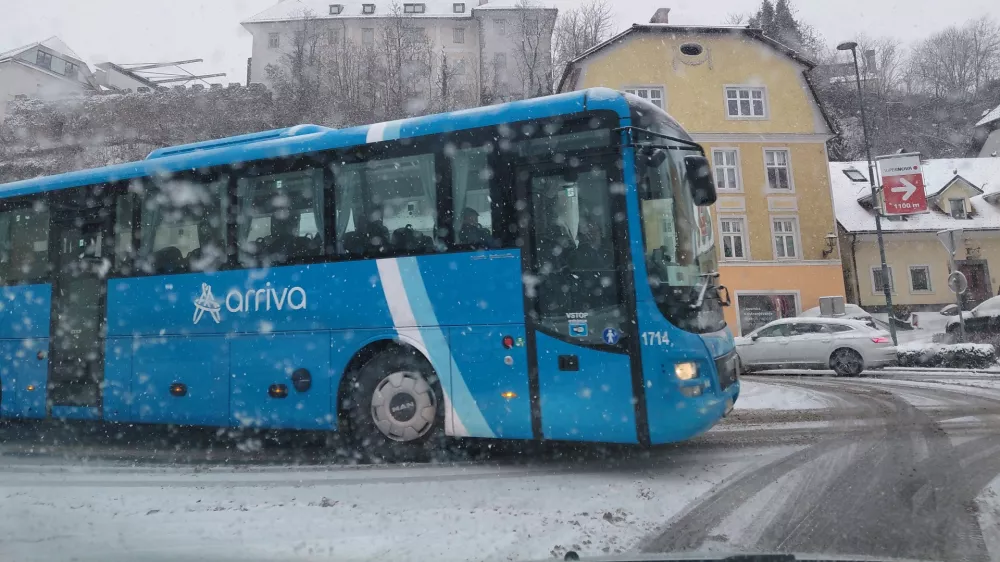 Avtobus Arriva v Kranju