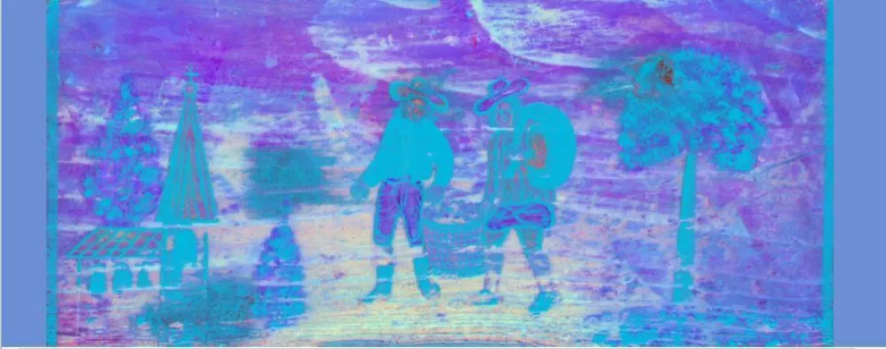 jiperpektralno osvetljevanje, panjske končnice, projket Meta Pivk / Foto: Vir: Biotehnična Fakulteta, Oddelek Za Lesarstvo