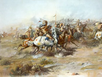 general custer battle of little bighorn / Foto: Charles Marion Russell 