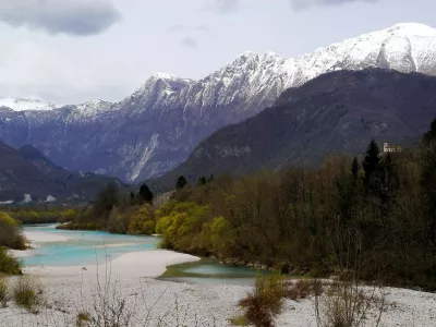 Soča, zima. Foto: Profimedia