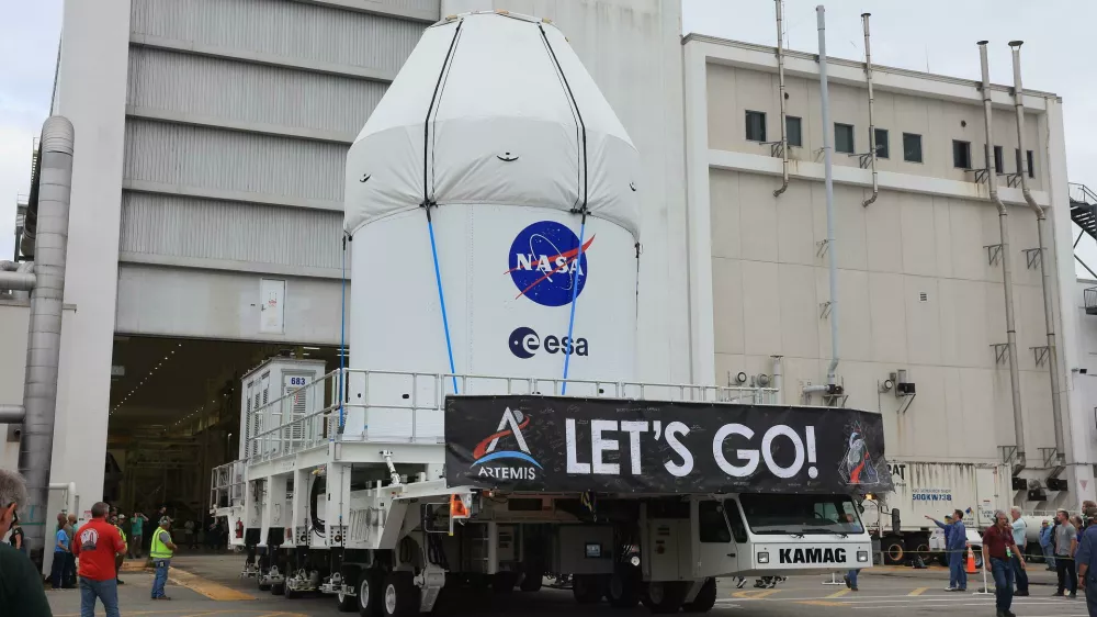 ESa sodeluje tudi z ameri&scaron;ko vesoljsko agencijo NASA. Na sliki je Orion, ki je pomemben del misije Artemis II.