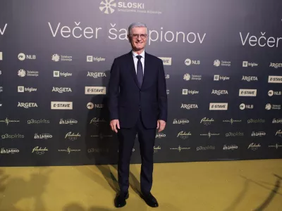 - Franjo Bobinac, Predsednik OKS,- 15.05.2025. - Večer &Scaron;ampionov Smučarske Zveze Slovenije.//FOTO: Bojan Velikonja