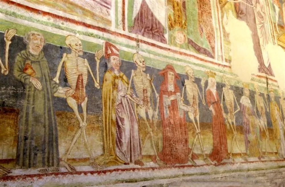 hrastovlje mrtva&scaron;ki ples freska