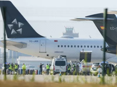 Barcelona, letali&scaron;če, preplah na letalu. Foto: Profimedia
