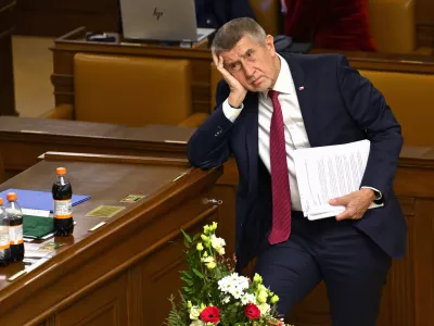 15 January 2026, Czech Republic, Prague: Czech Prime Minister Andrej Babis attends a session of the Czech Chamber of Deputies. Photo: &middot;ulov&aacute; Kate&oslash;ina/CTK/dpa