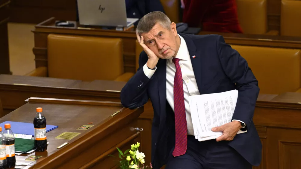 15 January 2026, Czech Republic, Prague: Czech Prime Minister Andrej Babis attends a session of the Czech Chamber of Deputies. Photo: &middot;ulov&aacute; Kate&oslash;ina/CTK/dpa