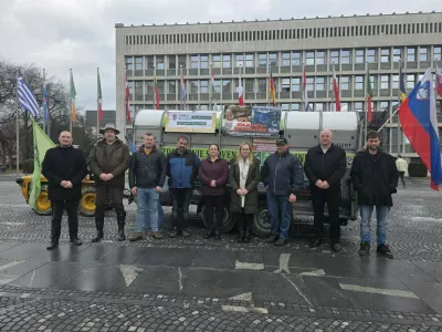 Če vlada ne bo pokazala pripravljenosti za sodelovanje, sledi protest, so napovedali.&nbsp;Foto: Kmetijsko gozdarska zbornica Slovenije&nbsp;