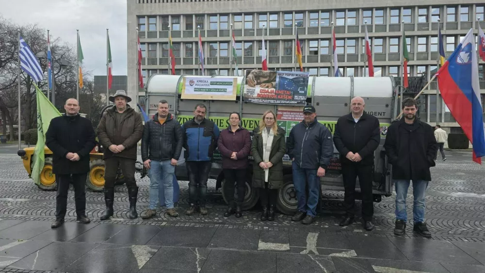 Če vlada ne bo pokazala pripravljenosti za sodelovanje, sledi protest, so napovedali.&nbsp;Foto: Kmetijsko gozdarska zbornica Slovenije&nbsp;
