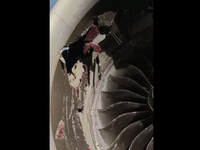 Letalo so morali po nesreči prizemljiti. Foto: Generalni direktorat za civilno letalstvo