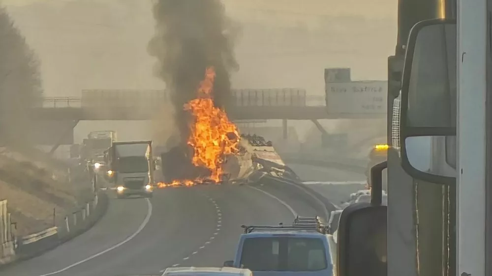 Nesreča na &scaron;tajerski avtocesti