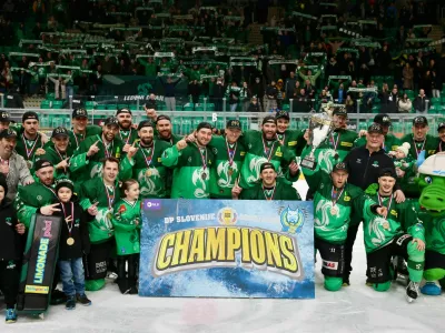 Olimpija Ljubljana hokej državni prvaki