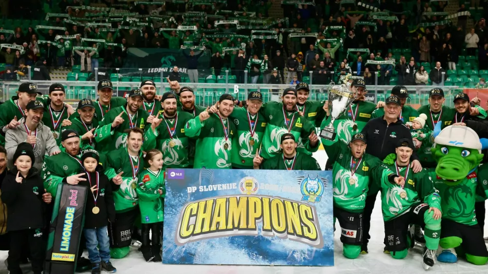 Olimpija Ljubljana hokej državni prvaki