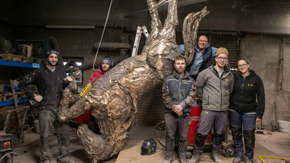 19.01.2026 - livarska delavnica Livartis Volavlje - Livarstvo umetninFoto: Luka Cjuha