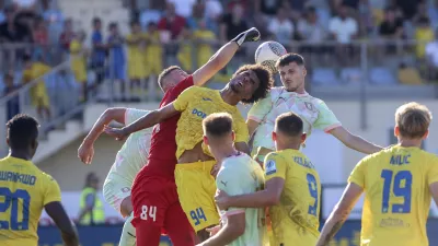 Makadji Morre Timothe Draman- 11.08.2024 - nogomet - 1. SNL - Domžale: Olimpija //FOTO: Jaka Gasar