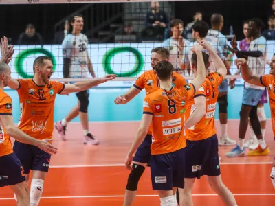 - 22.01.2026. - Odbojka 3. krog. Liga prvakov, ACH Volley - Tours. //FOTO: Bojan Velikonja