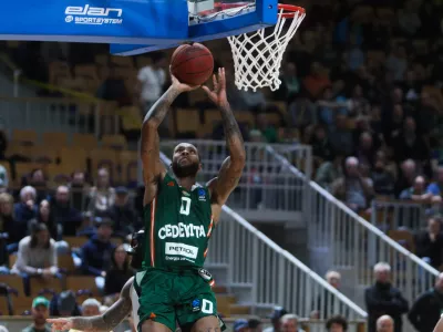 - 20.01.2026. - Ko&scaron;arka Cedevita Olimpija - Cluj-Napoca v 15. krogu evropskega pokala.//FOTO: Bojan Velikonja