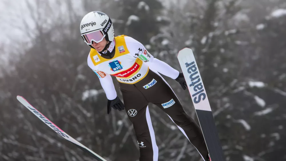 - Nika Prevc,- 10.01.2026. - Svetovni pokal v smučarskih skokih za ženske, Ljubno 2026.//FOTO: Bojan Velikonja