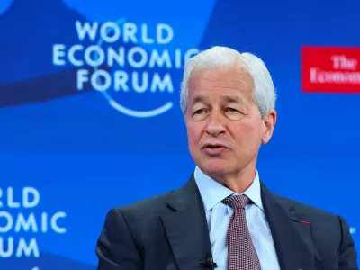 The CEO of JPMorgan Chase, Jamie Dimon, attends the 56th annual World Economic Forum (WEF) meeting in Davos, Switzerland, January 21, 2026. REUTERS/Denis Balibouse