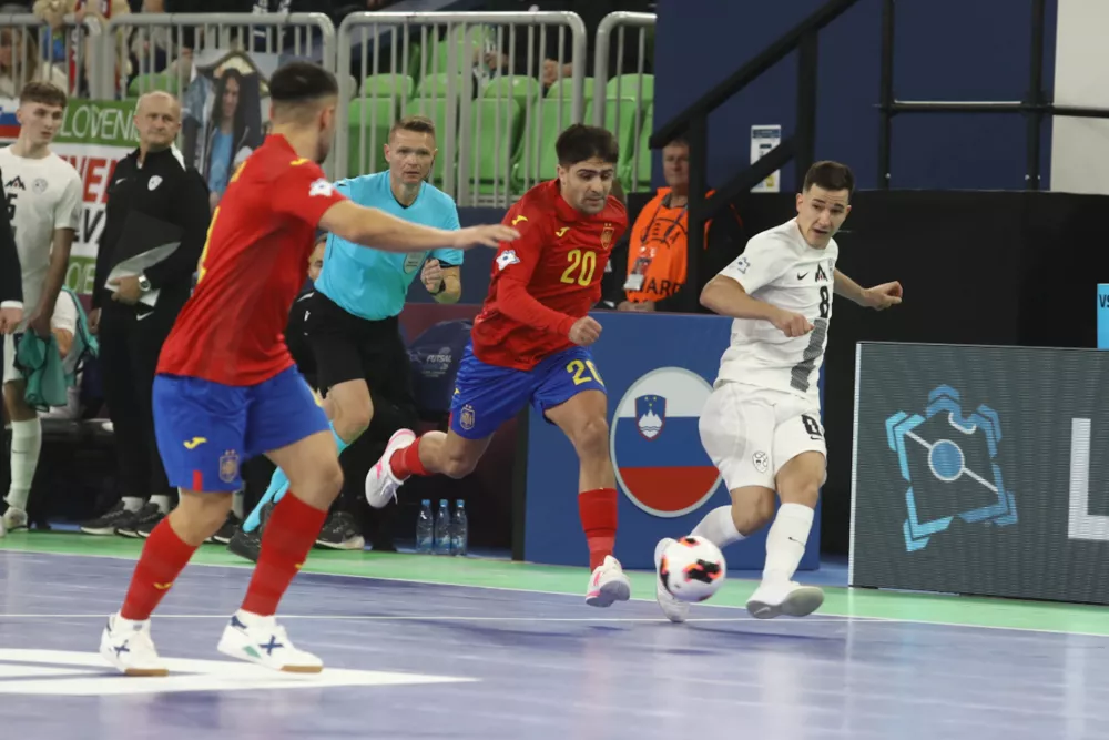 Slovenija &Scaron;panija23.1.2026 - UEFA Futsal Euro 2026 LjubljanaFoto: Luka Cjuha