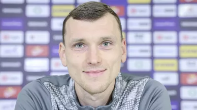 Matevž Vidovšek- 30.01.2026 - novinarska konferenca NIK Olimpija//FOTO: Jaka Gasar