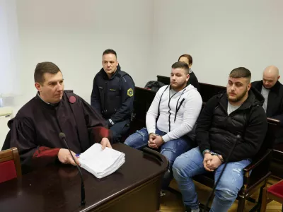 Sojenje Arsen in Leonardo Novak (napad na ribni&scaron;kega župana)