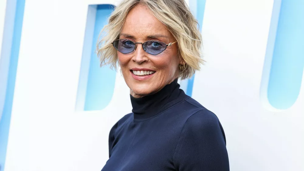 HOLLYWOOD, LOS ANGELES, CALIFORNIA, USA - AUGUST 11: American actress, producer, and former model Sharon Stone arrives at the Los Angeles Premiere Of Universal Pictures' 'Nobody 2' held at the TCL Chinese Theatre IMAX on August 11, 2025 in Hollywood, Los Angeles, California, United States.,,Image: 1029033081, License: Rights-managed, Restrictions:, Model Release: no