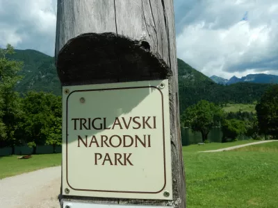 Tabla Triglavski narodni park, TNP, Bohinjsko jezero