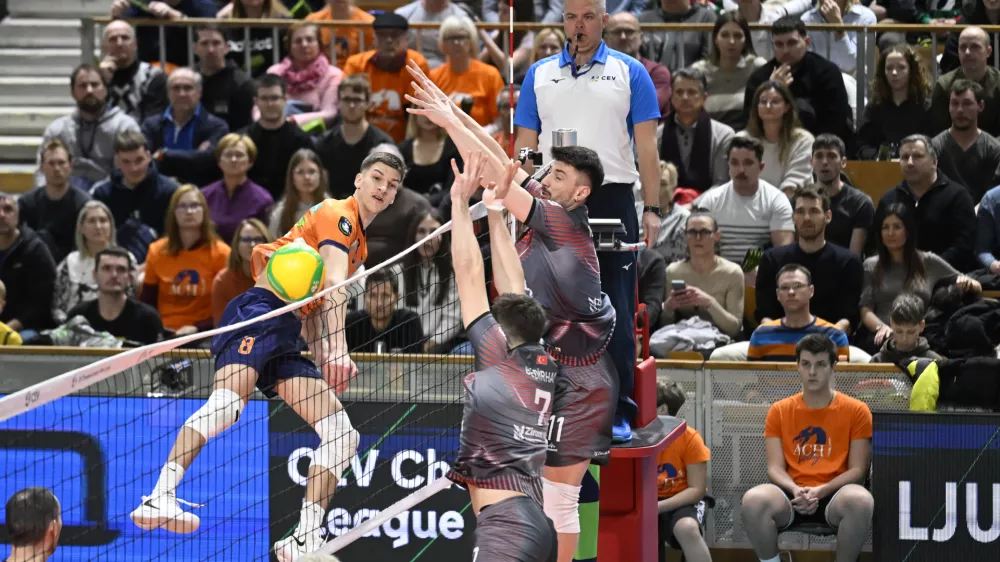 Luka Marovt8.01.2026 ACH Volley Ljubljana: Ziraat Bank ANKARAFoto: Nik Erik Neubauer