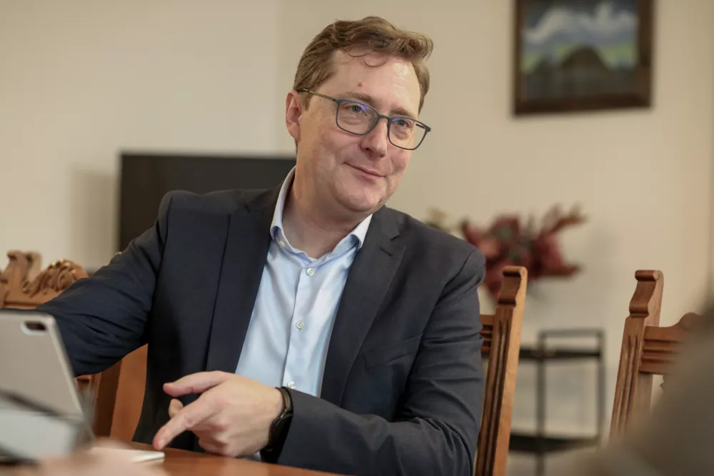  - 26.01.2026. - Vladimir Prebilič, Predsednik stranke Prerod in Evropski poslanec.//FOTO: Bojan Velikonja