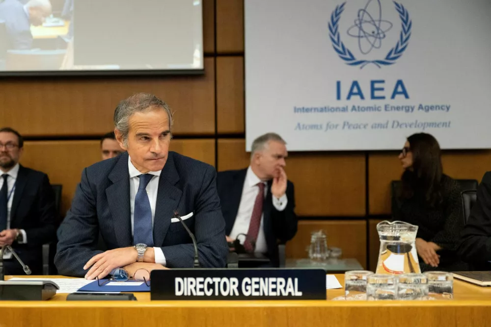 International Atomic Energy Agency (IAEA) Director General Rafael Grossi attends the IAEA Board of Governors emergency meeting on Ukraine in Vienna, Austria, January 30, 2026. REUTERS/Elisabeth Mandl
